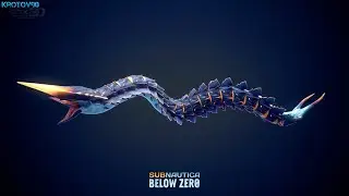 Subnautica Below Zero. Ледниковый бассейн. Как пробраться мимо червя? Нашёл скелет архитектора!