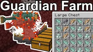 Guardina Farm | Prismarine & Sea Lanterns | Minecraft 1.21+