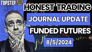 TopStep Funded Futures | Trading Review & Journal 8/5