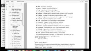 Keyboard and Mouse Event Reference (JavaScript)