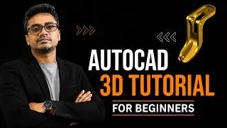 AutoCAD 2025 3D Tutorial for Beginners || AutoCAD 2D to 3D convert || AutoCAD 2025 Tutorial