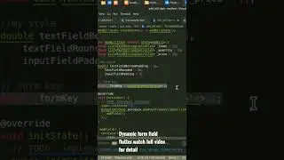 flutter dynamic form field. full video available on channel English and Hindi