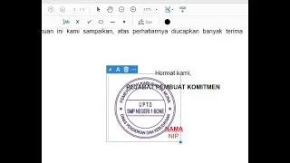 Menambah Stempel pada PDF di Laptop/Komputer