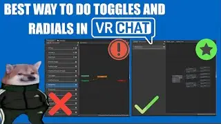 How to make toggles and radials for VRChat avatars using Direct Blendtrees (The most optimised way)