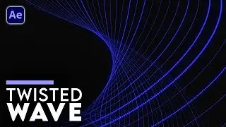 Twisted Wave Background After Effects Tutorial - Free Download