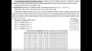 Синтез синхронных счетчиков в двоичной системе