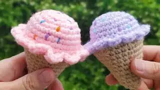 Ice Cream Crochet Pattern 🍦
