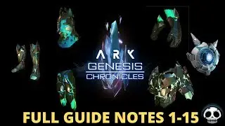 How To Get All The Corrupted Avatar Skins! Ark Genesis Chronicle Notes 1-15 Full Guide