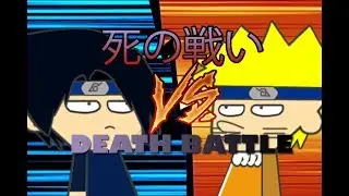 Naruto VS Sasuke Death Battle Funny Animation Version English Sub