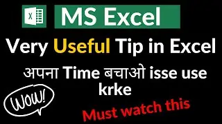 Change Vertical Data to Horizontal | Convert rows to columns in excel | Transpose in Excel
