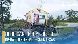 Hurricane Beryl Relief Underway in Brazoria, TX
