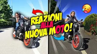 REAZIONI alla mia NUOVA moto💥 | Non se l'aspettava...