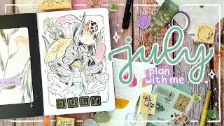 July 2022 Bullet Journal Setup | Scrapbook Fairy Tale Theme ft. Notebook Therapy ✨ | Plan with Me