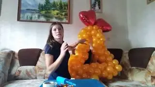 МАСТЕР-КЛАСС КАК СДЕЛАТЬ КОЛОКОЛЬЧИК ИЗ ВОЗДУШНЫХ ШАРОВ СВОИМИ РУКАМИ
