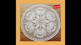 Centro de mesa de flores 🌺 tejido a crochet #decohogar #youtubeshorts #flowers #flores