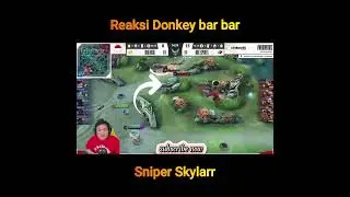 REAKSI DONKEY LIAT BEATRIX SKYLAR | MOBILE LEGENDS #shorts #mpls9