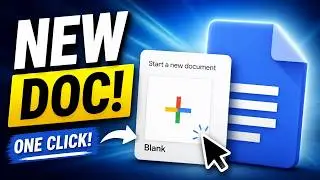 How To Create A New Document In Google Docs