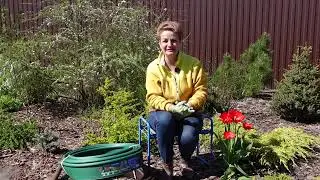 Как оформить клумбу с защитой от сорняков