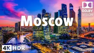 [4K] MOSCOW – Urban Glow in the Heart of Russia | Deep House Chill Vibes