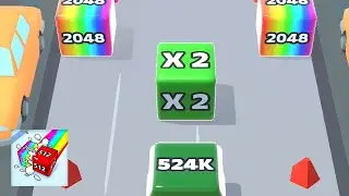 ⭐ Infinity Run 2048 Jelly Cube - Jelly Run 2048 APK Mobile Games Walkthrough Reach to 4089M