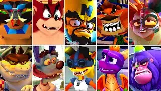 Evolution of First Boss | Crash Bandicoot Games | 1996 - 2022