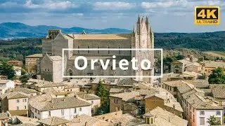 Orvieto , Italy 🇮🇹 | 4K Drone Footage
