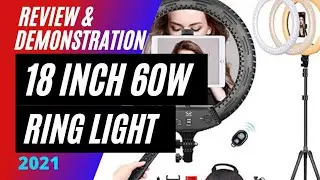 Amazon 18 Inch Ring Light With Stand |Unboxing & Review 2021