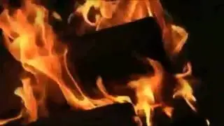 По горящим углям.