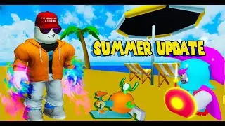 UNLOCKED NEW SUMMER WORLD in Roblox Get Huge Simulator!