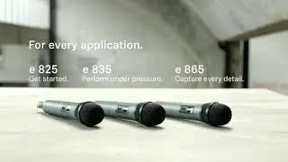XS Wireless – e 825 e 835  e 865 I Sennheiser