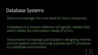 Auditing AIS Components: Databases