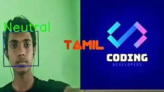 real time human face emotion detection project on python || cv coder tamil
