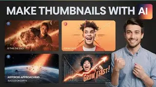 How to make youtube thumbnail using ai ! Youtube Thumbnail kaise banaye 2025 me