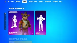Finally!! Fortnite x Five Nights at Freddys