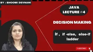 Decision making  in java |if else,else if ladder | Java full course Day 4