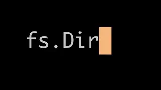 NodeJS File System open directory and read files
