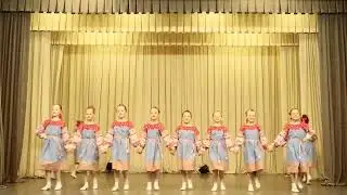"Топотушки", народный танец. МАУ ДО "Гусевская ДШИ", ансамбль "Русские узоры".