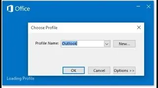 Turn Outlook Profile Prompt On Or Off Outlook 2016 | Enable or Disable User Profile Prompt Option
