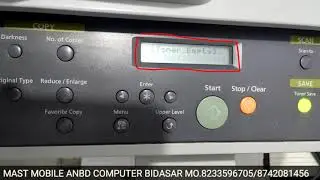 How to fix reset the toner #empty Scx-4321 #multi all #samsung printer