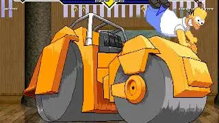 MUGEN Beavis (Me) vs Cheap Homer Type