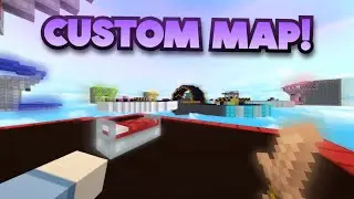 I Made My Own CUSTOM Bedwars Map on Bloxd.io!