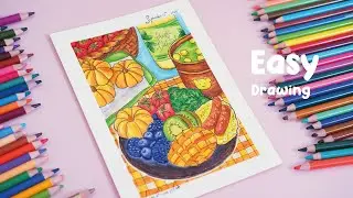 Draw with Me: Aesthetic Dessert Art Using Deli Colored Pencils | Episode #4