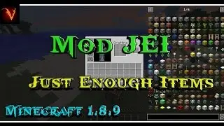 Minecraft | REVIEW DEL MOD JEI (JUST ENOUGH ITEMS)| MC 1.8.9 (Español)