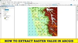 Extract Raster Values to points using ArcGIS