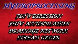 Flow direction_Flow accumulation_Drainage network.