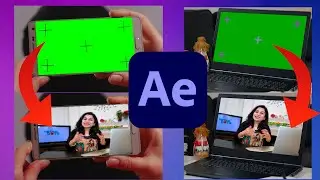 How to Easily REPLACE GREEN SCREEN on Mobile and Laptop in After Effects