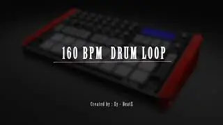 160 BPM (80 BPM) Drum Loop | Hip Hop Trap Drum Loop | Sorrows | Nr 20