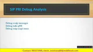 SIP-PRI Debug Analysis in Cisco Voice Gateway