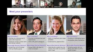 Consulting 101 panel | Road to Kearney Webinar Series (MBA)