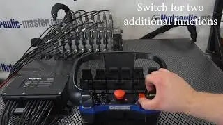 Scanreco RC400 Mini 6 Functions with 8 sections Walvoil DPX100 + 2 legs activate with extra switch